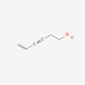 molecular formula C6H8O B13386204 Hex-5-en-3-yn-1-ol CAS No. 28916-38-3