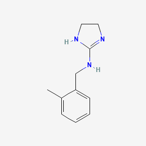 molecular formula C11H15N3 B13386212 N-(2-Methylbenzyl)-4,5-dihydro-1H-imidazol-2-amine 