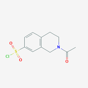2-Acetyl-1,2,3,4-tetrahydroisoquinoline-7-sulfonyl chloride
