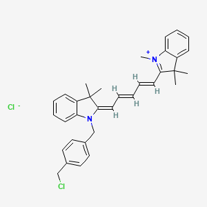 molecular formula C34H36Cl2N2 B13386273 MitoTracker Deep Red FM 