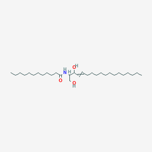 molecular formula C30H59NO3 B13386304 N-(1,3-Dihydroxyoctadec-4-EN-2-YL)dodecanamide CAS No. 74713-63-6