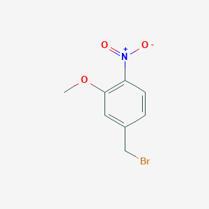 B1338636 4-(Bromomethyl)-2-methoxy-1-nitrobenzene CAS No. 23145-65-5