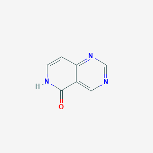 molecular formula C7H5N3O B1338638 Pyrido[4,3-d]pyrimidin-5(6H)-one CAS No. 74632-30-7