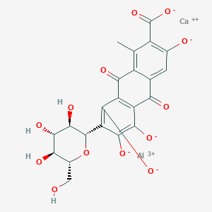 molecular formula C22H15AlCaO13 B13386439 Carmine Red 