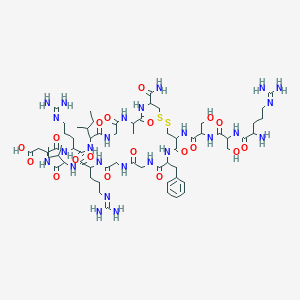 molecular formula C64H107N25O19S2 B13386464 3-Tyr-C-anp 