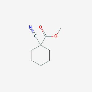 molecular formula C9H13NO2 B1338651 Methyl 1-cyanocyclohexanecarboxylate CAS No. 58920-80-2
