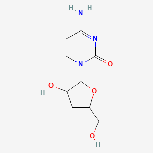 molecular formula C9H13N3O4 B13386559 3\'-Deoxycytidine 