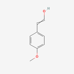 molecular formula C9H10O2 B13386575 2-(4-methoxyphenyl)ethenol 
