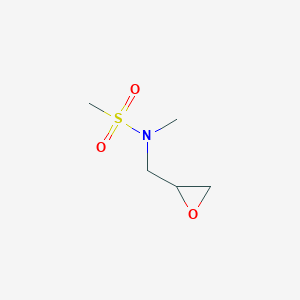 molecular formula C5H11NO3S B13386598 (S)-N-Methyl-N-(oxiran-2-ylmethyl)methanesulfonamide 