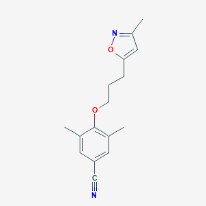 3,5-Dimethyl-4-[3-(3-methylisoxazol-5-yl)propoxy]benzonitrile