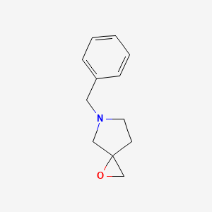 molecular formula C12H15NO B1338666 5-Benzyl-1-oxa-5-azaspiro[2.4]heptane CAS No. 97266-84-7