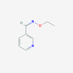 molecular formula C8H10N2O B13386666 Nicotinaldehyde O-ethyl oxime 