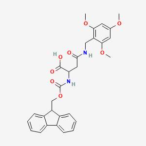 molecular formula C29H30N2O8 B13386693 N-Fmoc-N4-(2,4,6-trimethoxybenzyl)-L-asparagine 