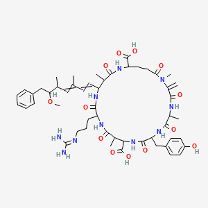 molecular formula C52H72N10O13 B13386726 Microcystin-YR 