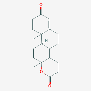 molecular formula C19H24O3 B13386769 delta1-Dehydrotestololactone 