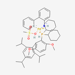 molecular formula C48H67NO5PPdS+ B13386789 BrettPhosPdG3 
