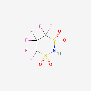 molecular formula C3HF6NO4S2 B1338683 1,1,2,2,3,3-六氟丙烷-1,3-二磺酰胺 CAS No. 84246-29-7