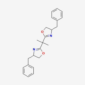 molecular formula C23H26N2O2 B13386884 (R(R*,R*))-(+)-2,2'-(isopropylidenebis(4-benzyl-2-oxazoline) 