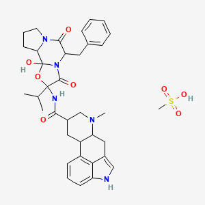 molecular formula C36H45N5O8S B13386925 Dihydroergocristinmethansulfonat 
