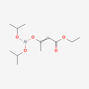 molecular formula C12H23AlO5 B13386957 Ethyl 3-di(propan-2-yloxy)alumanyloxybut-2-enoate 