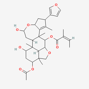 molecular formula C33H44O9 B13386966 1-Deacetylnimbolinin-B 