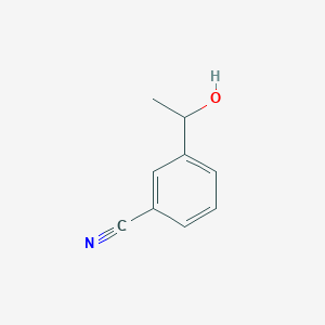 B1338698 3-(1-Hydroxyethyl)benzonitrile CAS No. 115098-69-6