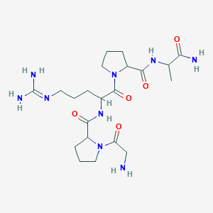 molecular formula C21H37N9O5 B13386980 Vialox 