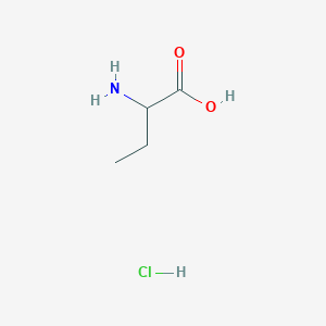 molecular formula C4H10ClNO2 B13386996 (R)-2-Amino-butyric acid hydrochloride CAS No. 40522-79-0