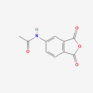 molecular formula C10H7NO4 B1338701 4-(乙酰氨基)邻苯二甲酸酐 CAS No. 22235-04-7