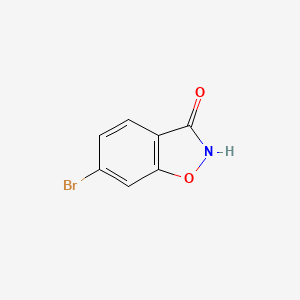 molecular formula C7H4BrNO2 B1338703 6-Bromobenzo[d]isoxazol-3(2H)-one CAS No. 65685-51-0