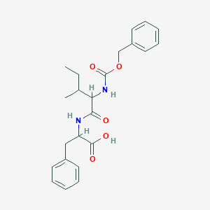 molecular formula C23H28N2O5 B13387034 (2S)-2-[(2S,3S)-2-{[(benzyloxy)carbonyl]amino}-3-methylpentanamido]-3-phenylpropanoic acid 
