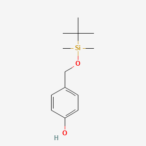 molecular formula C13H22O2Si B1338704 Phenol, 4-[[[(1,1-dimethylethyl)dimethylsilyl]oxy]methyl]- CAS No. 126070-20-0