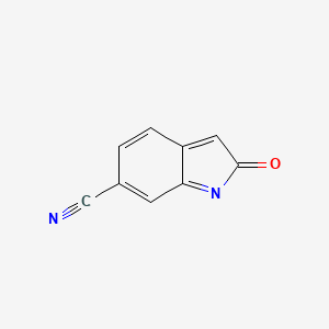 molecular formula C9H4N2O B13387093 6-Cyano-2-oxoindole 