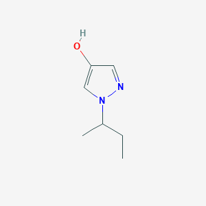 molecular formula C7H12N2O B1338713 1-(Butan-2-yl)-1H-pyrazol-4-ol CAS No. 75702-87-3