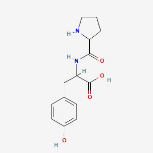 molecular formula C14H18N2O4 B13387146 Prolyltyrosine 