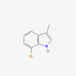 molecular formula C9H8BrN B1338718 7-Bromo-3-methyl-1H-indole CAS No. 86915-22-2