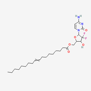 molecular formula C27H43F2N3O5 B13387181 Gemcitabine 5'-elaidate 