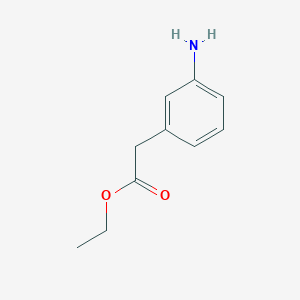 molecular formula C10H13NO2 B1338726 Ethyl 2-(3-aminophenyl)acetate CAS No. 52273-79-7