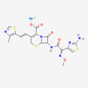 molecular formula C19H17N6NaO5S3 B13387307 Cefditoren Acid Sodium Salt 