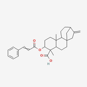 molecular formula C29H36O4 B13387338 ent-3beta-Cinnamoyloxykaur-16-en-19-oic acid 