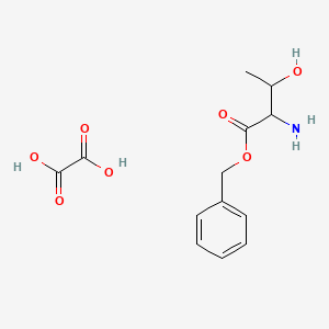 molecular formula C13H17NO7 B13387356 benzyl 2-amino-3-hydroxybutanoate;oxalic acid 
