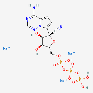 molecular formula C12H14N5Na3O13P3+ B13387382 GS-443902 trisodium 