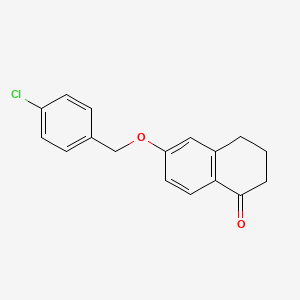 6-((4-Chlorobenzyl)oxy)-3,4-dihydronaphthalen-1(2H)-one