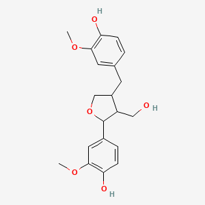 molecular formula C20H24O6 B13387443 Lariciresinol, (+)- CAS No. 486-29-3