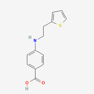 4-{[2-(Thiophen-2-yl)ethyl]amino}benzoic acid