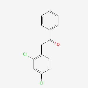 molecular formula C14H10Cl2O B13387594 2-(2,4-Dichlorophenyl)-1-phenylethan-1-one CAS No. 93534-20-4