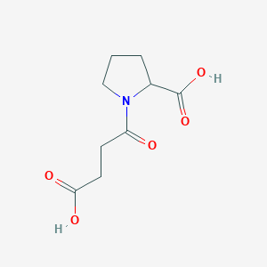 molecular formula C9H13NO5 B13387645 N-Succinyl-L-proline 