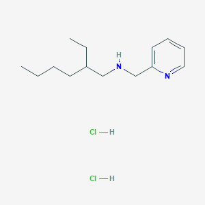molecular formula C14H26Cl2N2 B133877 2-(2-Ethylhexylaminomethyl)pyridine dihydrochloride CAS No. 142937-33-5