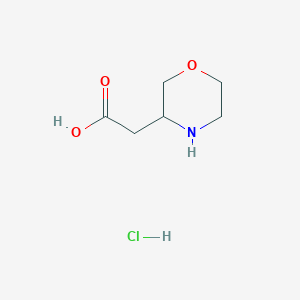 2-(Morpholin-3-yl)acetic acid hydrochloride