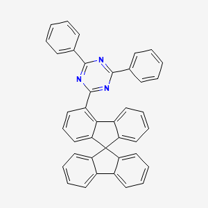 molecular formula C40H25N3 B13387712 2-(9,9'-Spirobi[fluoren]-4-yl)-4,6-diphenyl-1,3,5-triazine 